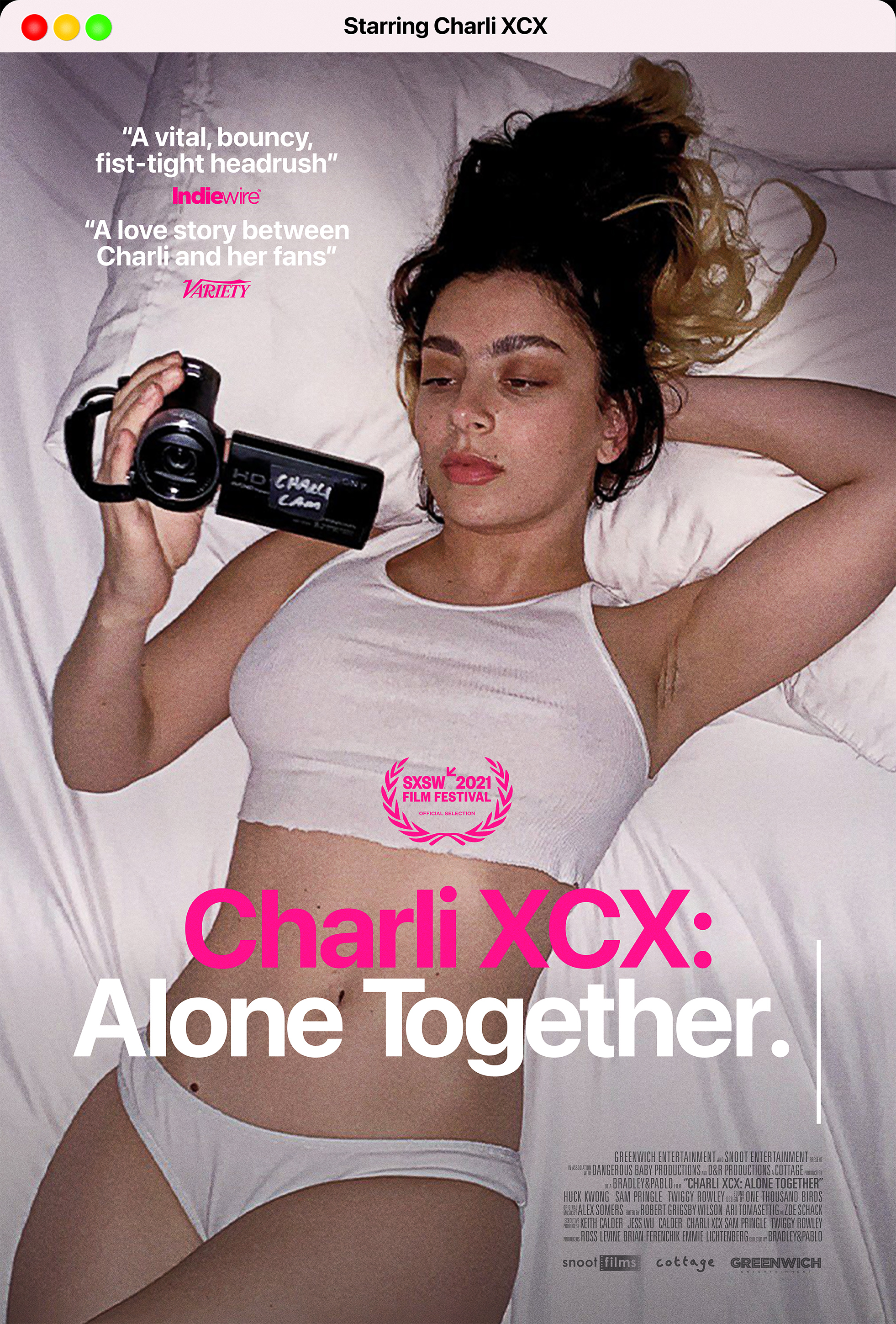 MV5BMzk0N2RjZjMtMzE0Ni00NjVlLThjNzEtZjc2MzcwMDNhNjkyXkEyXkFqcGdeQXVyOTM5NzYzNTU@ Charli XCX: Alone Together