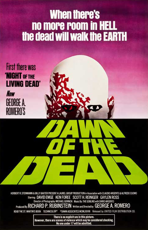 MV5BMzc1YTIyNjctYzhlNy00ZmYzLWI2ZWQtMzk4MmQwYzA0NGQ1XkEyXkFqcGdeQXVyMTQxNzMzNDI@ Dawn of the Dead (1978)